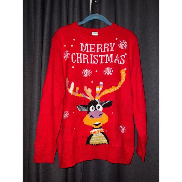 Ugly Christmas Sweater Xmas Size Large - Picture 1 of 2